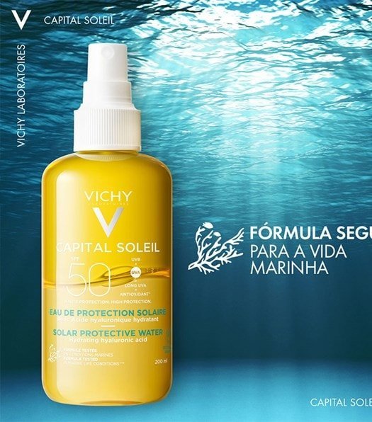 Água solar protetora Hidratante Corporal FPS 50 200ml - Imagem 6